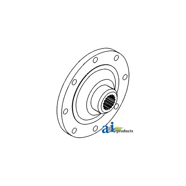 Hub, PTO Drive 6" x6" x4.7"